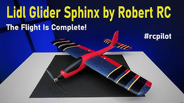 Lidl Glider Sphinx by Robert RC @robert_s_photographer The flight is complete! #rcpilot