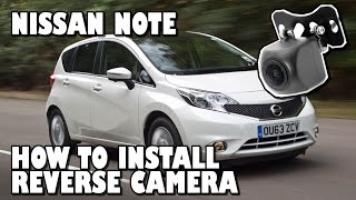 How to install reverse camera on Nissan Note car