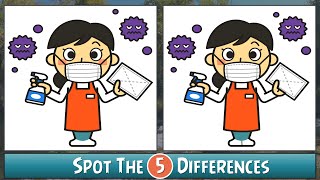Clean Spot The Difference Japanese Pictures Puzzle Game