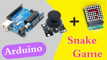 Arduino Snake Game Project - LED Matrix + Joystick