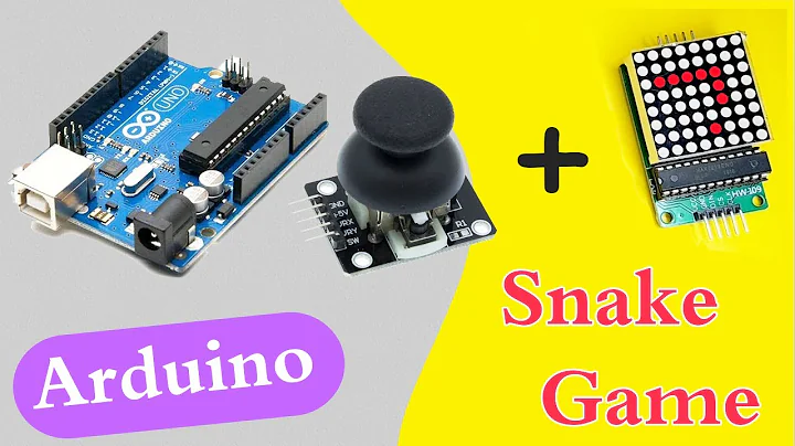 Arduino Snake Game Project - LED Matrix + Joystick