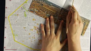 ASMR Tracing a Map of Bologna 🇮🇹 (soft spoken) screenshot 1