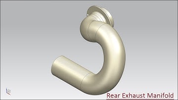Rear Exhaust Manifold (Siemens NX Tutorial)
