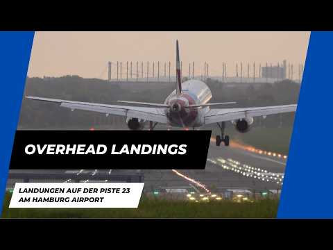 Overhead landings runway 23