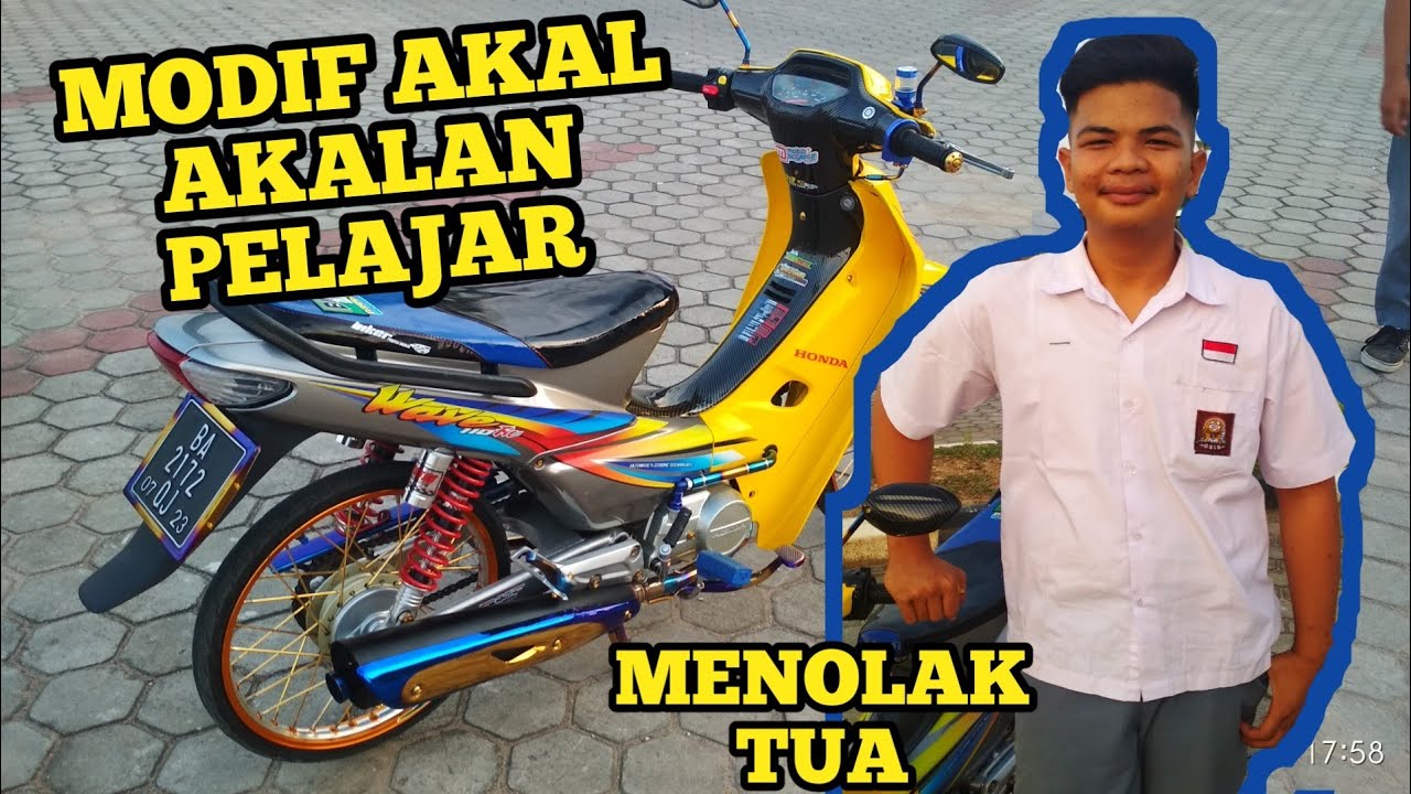 Modif Honda Supra X Akal Akalan Pelajar Supra Thailook YouTube