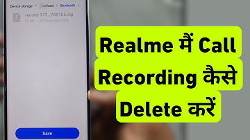 Realme Me Call Recording Kaise Delete Kare | How To Delete Call Recording in Realme Mobile