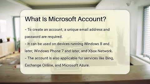 What Is Microsoft Account? - Talking Tech Trends