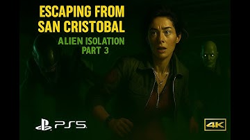 Alien Isolation Part 3 – The Nightmare mode | PS5 |4K | No Commentary