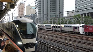 2021/05/17 【回送】 E261系 RS1編成 さいたま新都心駅 | JR East: E261 Series RS1 Set at Saitama-Shintoshin