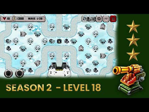 Battle Strategy: Tower Defense - Season 2 Level 18 Walkthrough