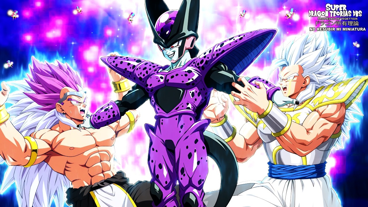 Black Frieza Fusion Black Cell Freecell vs Goku Golden Instinct 3 and Vegeta Silver Ego 3 - Español