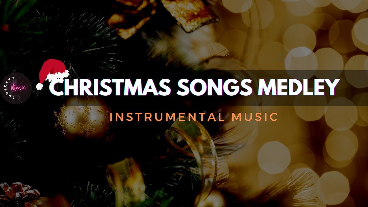 Christmas Songs Medley | 1 Hour Instrumental | Sing Along with Lyrics ...