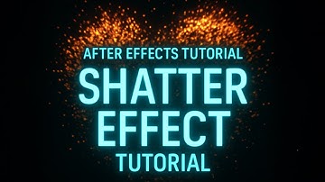 Shatter Effect Tutorial in after effects