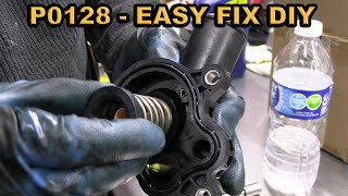 P0128 Coolant Below Thermostat Regulating Temperature - Easy Fix !!!