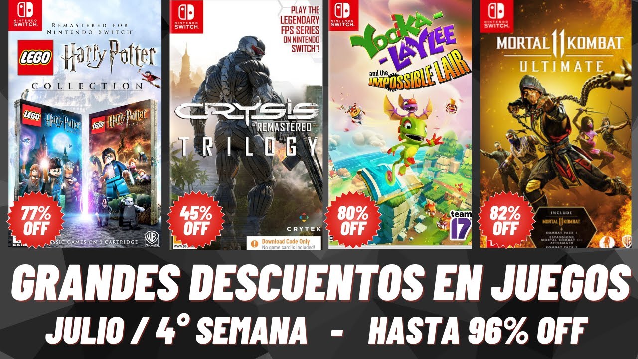 Ofertas Switch: Los mejores descuentos por menos de 40, 20, 10 y 5