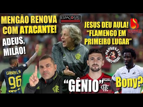 Mengão renova com atacante! JJ dá aula em Cuéllar e chama Arraxca de Gênio! Proposta por Gabigol!