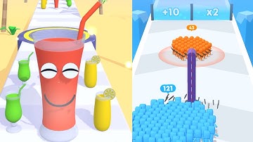 Count Master Vs Juice Run| All Levels Gameplay| Android Ios | new update