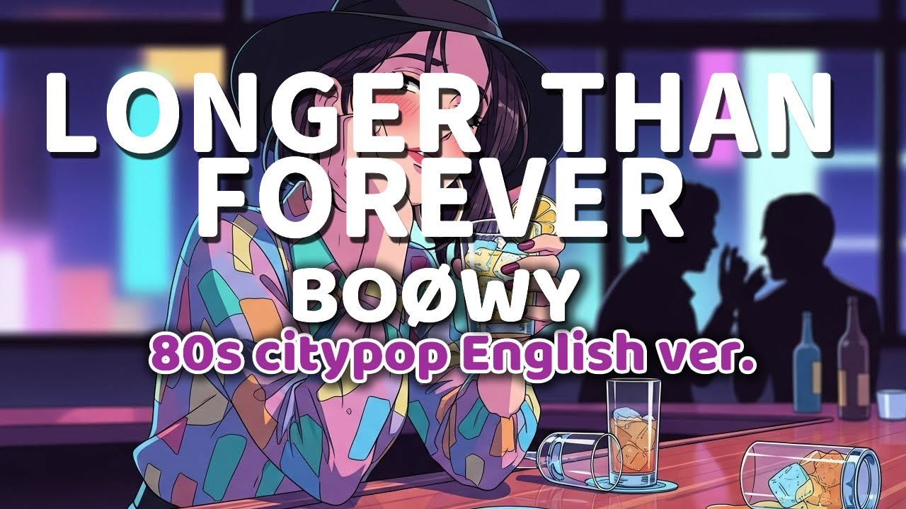 LONGER THAN FOREVER ｰ BOØWY ｰ 英語歌詞80s City Pop Ver English Lyrics
