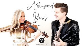 “A Thousand Years” MOST BEAUTIFUL you’ve EVER heard! Sax And Violin (Instrumental Cover) (2019)