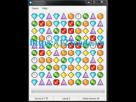 code vb แหล่ง รวม  Update  Share code game kim cương – Bejeweled VB NET tải miễn phí