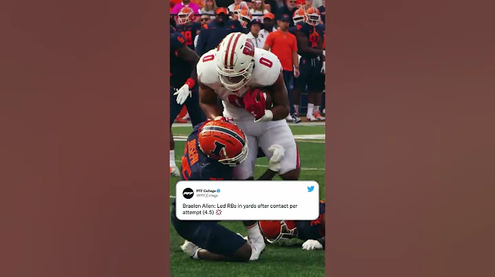 No. 3 - Wisconsin RB Braelon Allen | Top 30 Big Te...