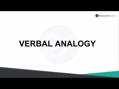 Verbal Reasoning | Analogy: Concept and Solved Examples