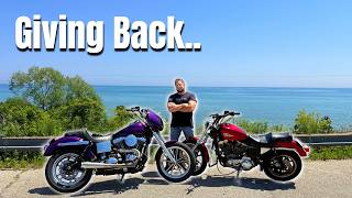 A gift back to my Father | Riding Harley's by the Lake
