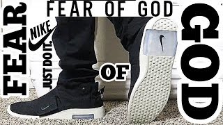 nike air fear of god moc black
