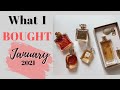 PERFUMES I BOUGHT (January 2021) | TheTopNote #perfumecollection