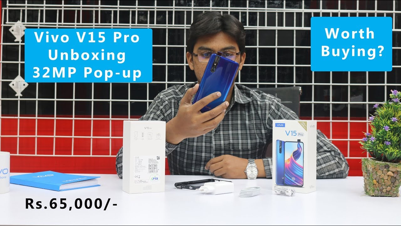 Vivo V15 Pro Unboxing in Pakistan | Pop-up Selfie Camera 32MP | Price