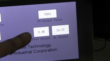 Vigor PLC Modbus Analog Input and Output controlling LS650M Inverter