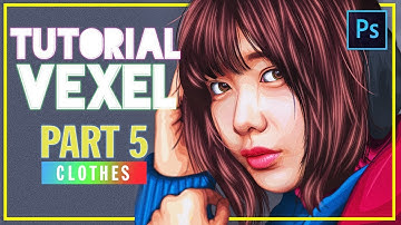 [ Photoshop Tutorial ] Vextor X Vexel Art Watanabe Risa (PART 5)