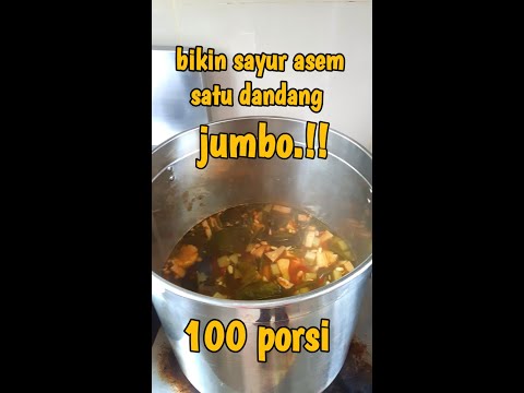 proses-membuat-sayur-asem-untuk-100-porsi-#short