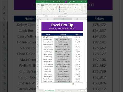 Excel Tips and