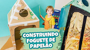Como fazer um foguete com caixa?