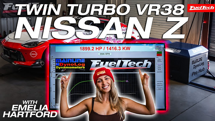 Emelia Hartford Breaks Horsepower Record on FuelTech Dyno - Drag Racing Nismo GTR Swapped Nissan Z