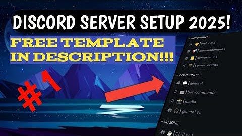 DISCORD SERVER SETUP!PART 1. @SaadifyCords 