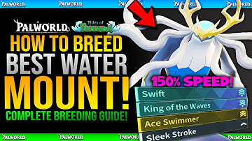How To Get FASTEST WATER MOUNT PAL in Palworld Tides Of Terraria (Neptilius Breeding Guide)