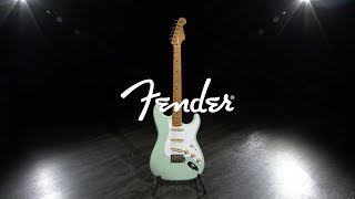 Video thumbnail of "Fender Classic Series '50s Stratocaster, MN, Surf Green | Gear4music demo"