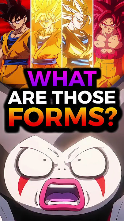 How Gomah Reacts to All of Goku’s Super Saiyan Forms 😂 #dragonball #shorts