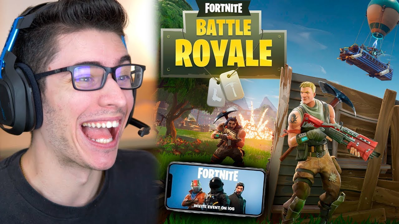 FORTNITE BATTLE ROYALE PARA CELULAR? JOGO MAIS JOGADO DO MUNDO! 