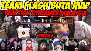 Team Flash X Xorn Buta Map 😂 ‼ Reaksi Streamer Team Flash VS BTRM Game 1 Mpl my S17 !