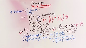 INTEGRATION USING PARTIAL FRACTIONS (Part 17)