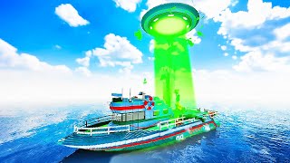 Alien Encounters at Sea: UFOs vs Ships Destruction