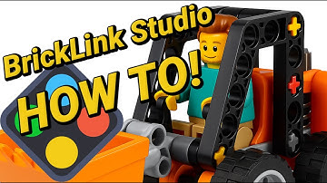 BrickLink Studio Tutorial: How to make a LEGO Technic Skid Steer