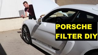 Porsche Pollen and Cabin Filter DIY  981 Porsche GT4