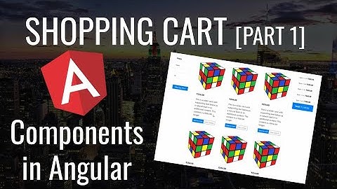 Angular 8 Shopping Cart - Part 1 - Product List UI (English Version)