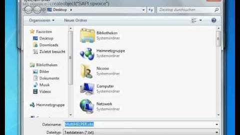 Den COMPUTER zum reden bringen mit VBS datei PART 1/2 - MultiHELPER12345