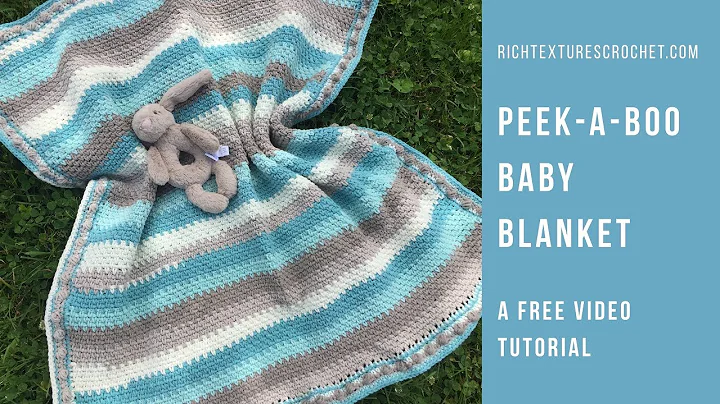 Peek A Boo Baby Blanket - Gender Neutral Baby Blan...