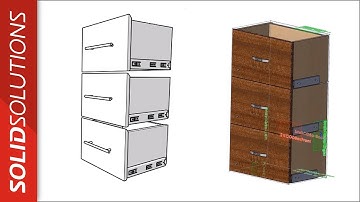 SOLIDWORKS SWOOD Box: Creating Inlay Drawers
